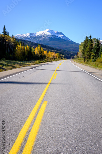 Yellowhead way, Jasper Alberta Kanada ,Sleeper Mountain,