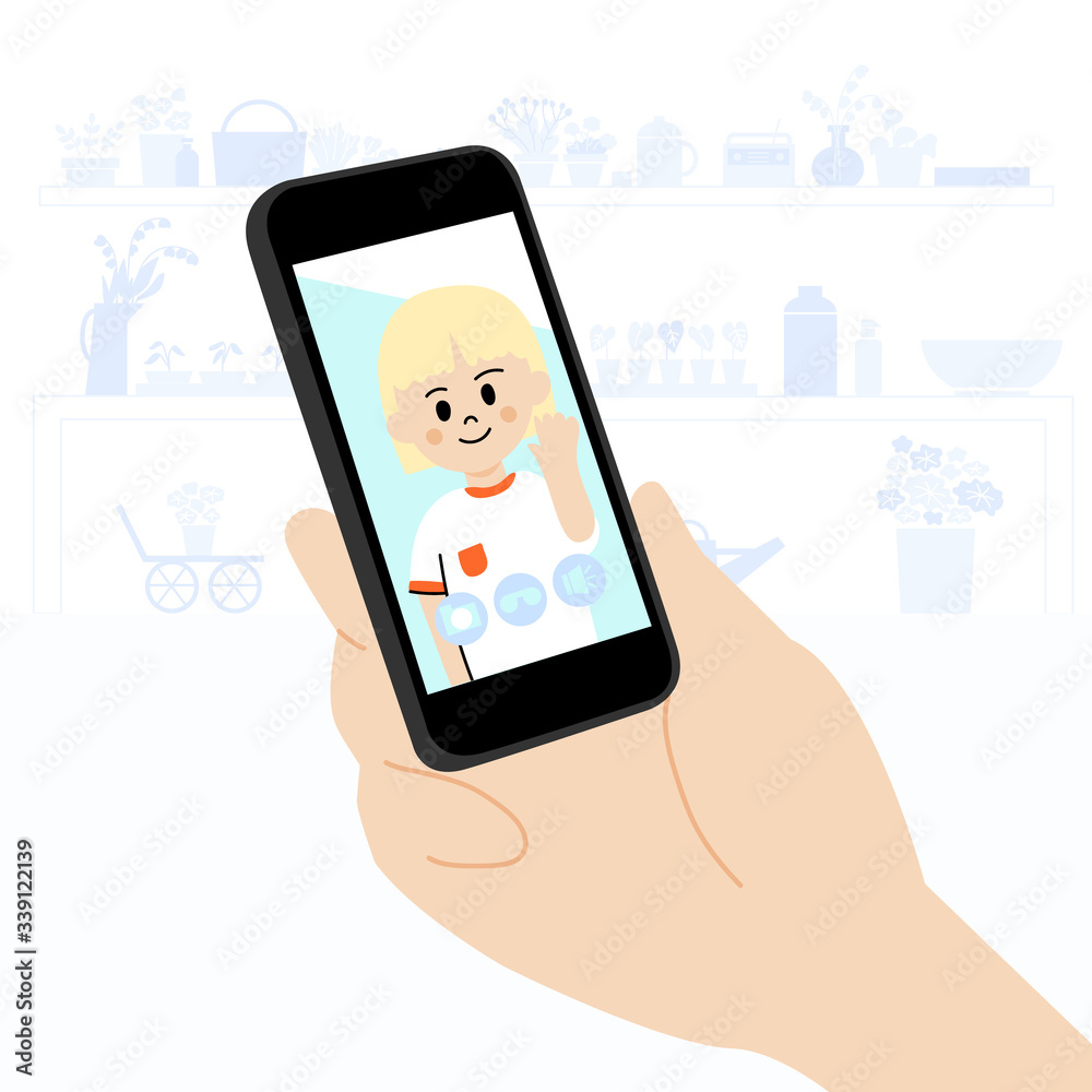 Social distancing, Videoconferencing and online meeting.novel coronavirus concept, Vector illustrator. Social distancing, Videoconferencing and online meeting.novel coronavirus concept, Vector illustrator.