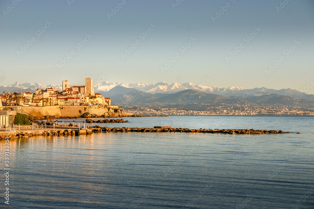 View of Antibes, French Riviera