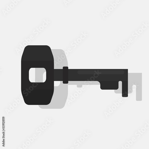 Key on a white background vector graphics