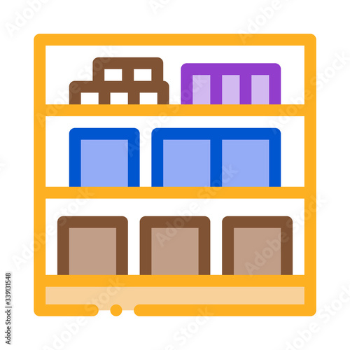 basement cellar icon vector. basement cellar sign. color symbol illustration