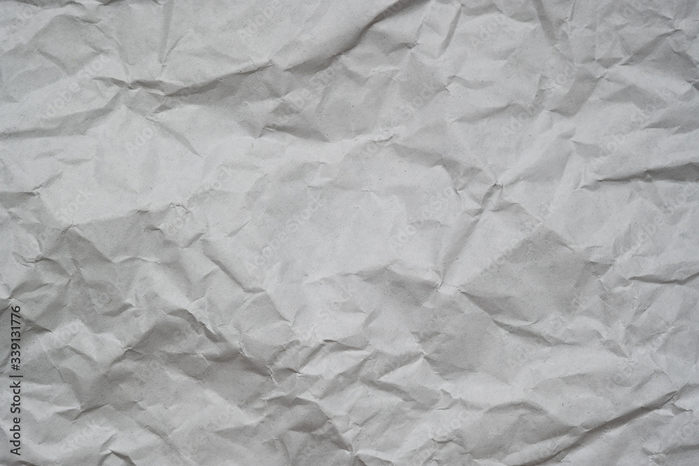 Fototapeta premium Texture of old recycle crumpled paper, can be use as abstract background, wallpaper, webpage, copy space for text.