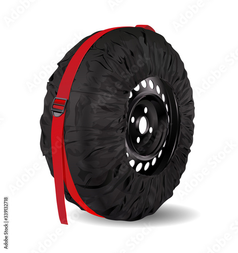 Wheel Bag. Wheel tote. Tire storage. Carrying bags. Wheel storage protection. Spare car tyre black cover. Wheel storage and carry bag cover. Automobile tyre accessories.