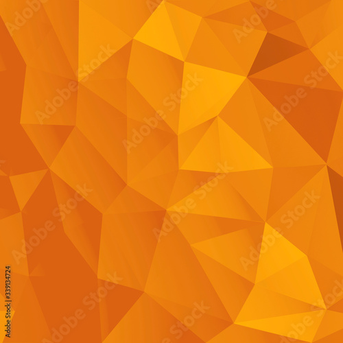 Orange low poly modern banner concept