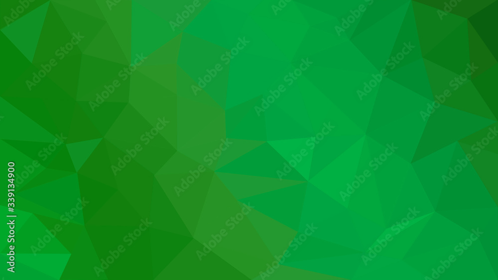 Green modern low poly creative concept