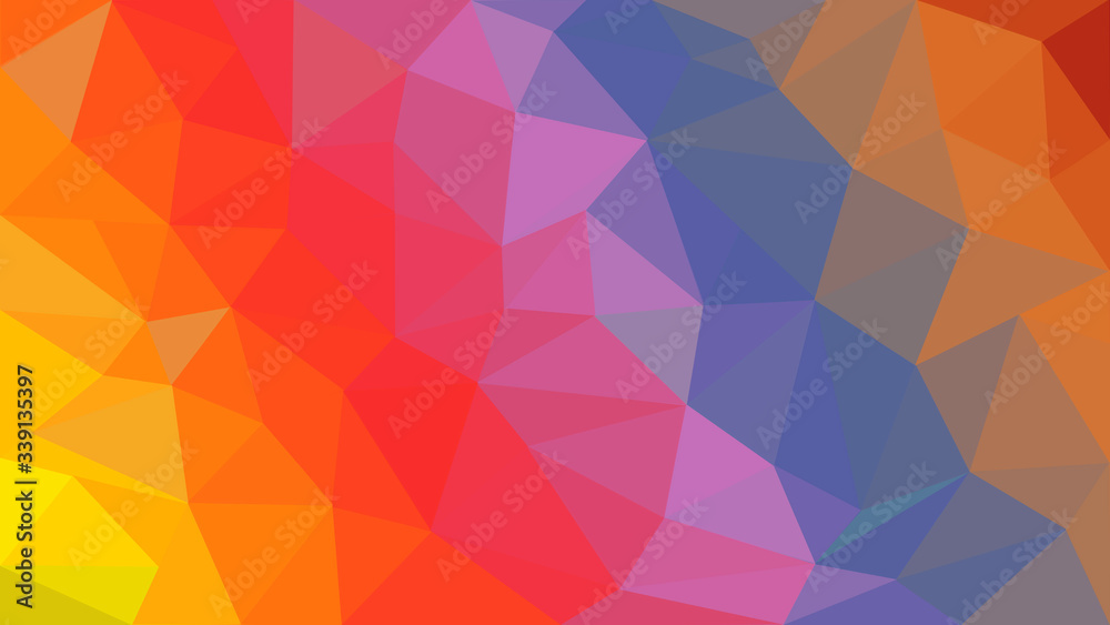 Colorful low poly creative modern unique background