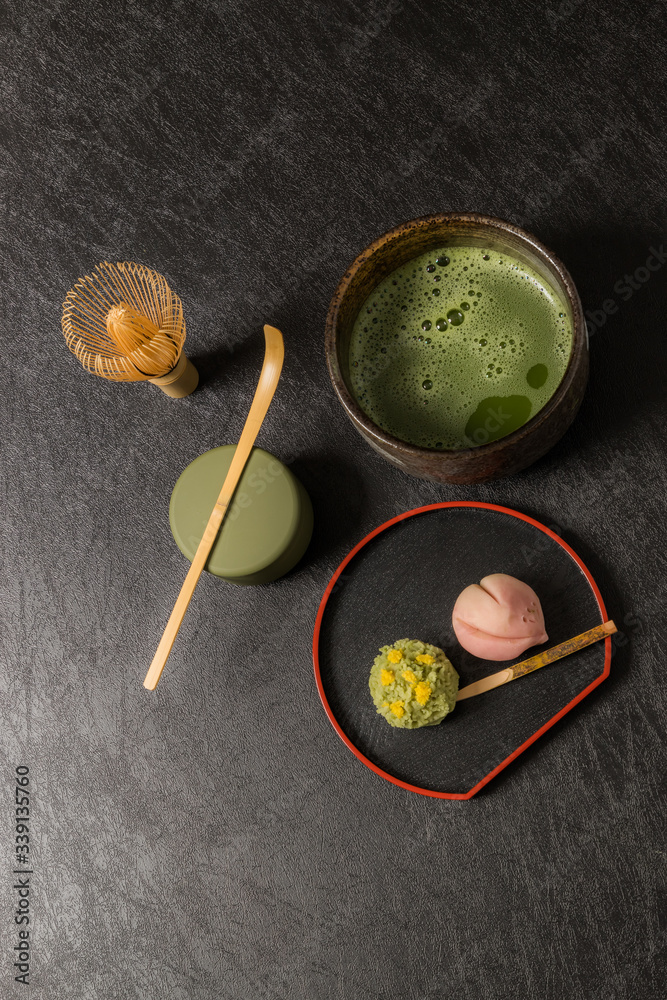 Fototapeta premium 抹茶 green tea made in Japan