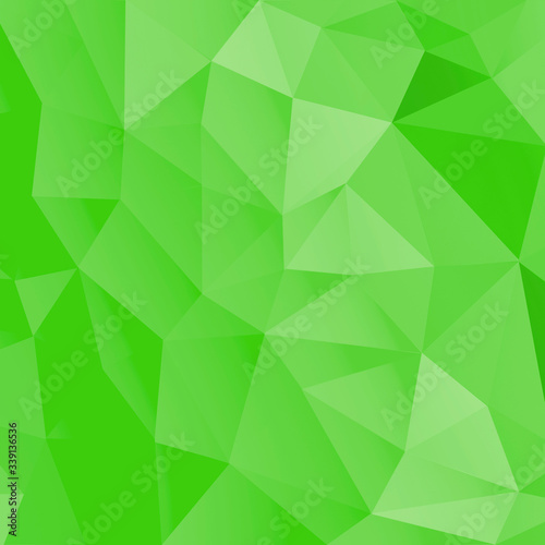 Abstract green geometric background. Beautiful creative banner concept