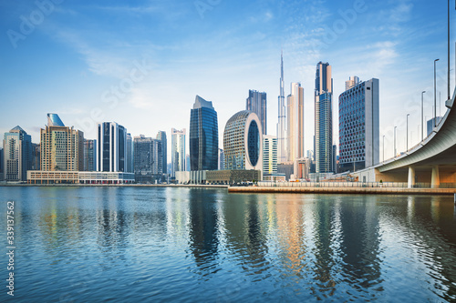 Dubai city center view  United Arab Emirates