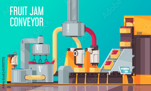 Fruit Jam Conveyor Composition