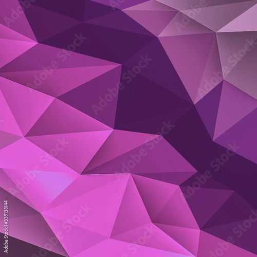 Modern purple low poly illustration