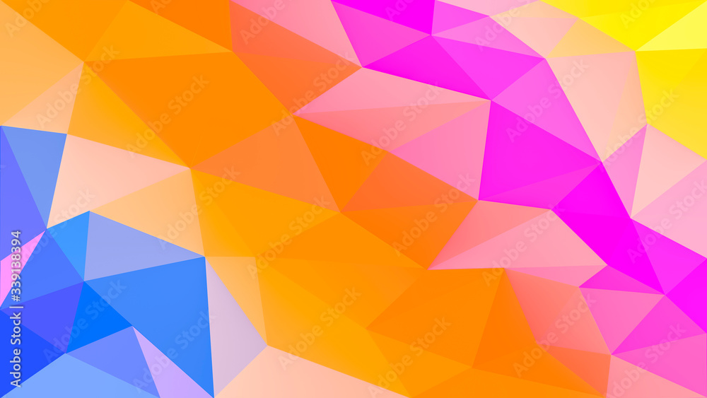 Obraz premium Modern low poly structure concept background