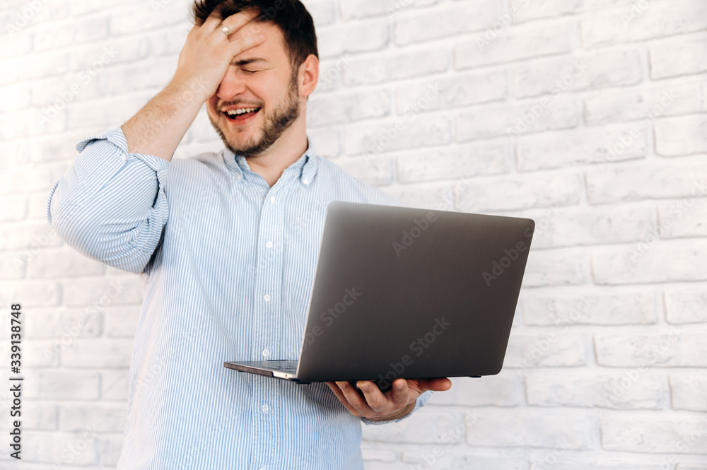 businessman confident man guy freelancer handsome attractive portrait laptop businessman confident man guy freelancer handsome attractive portrait laptop