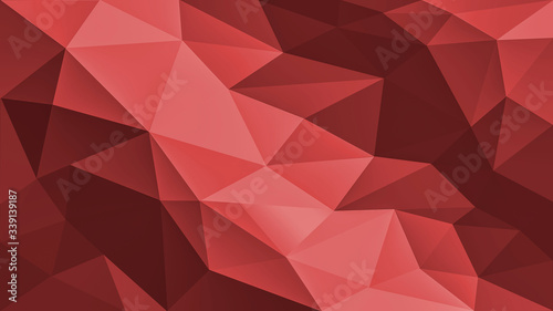 Abstract red triangle background. Red modern illustration
