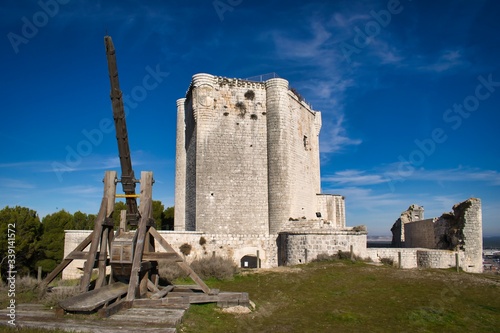 Castillo de Iscar y trabuquete photo