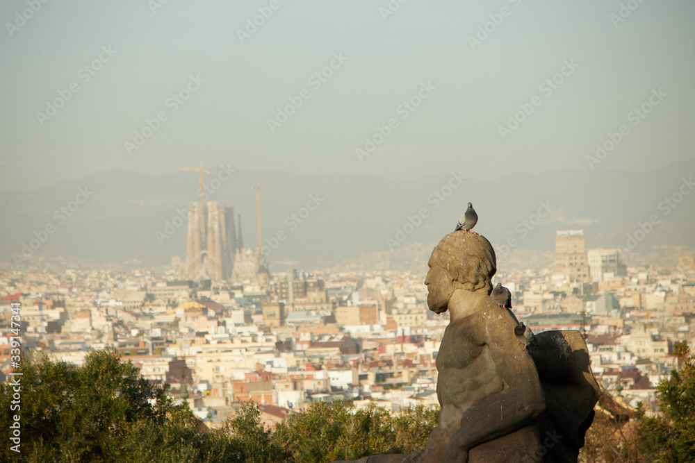 The city of Barcelona,Spain