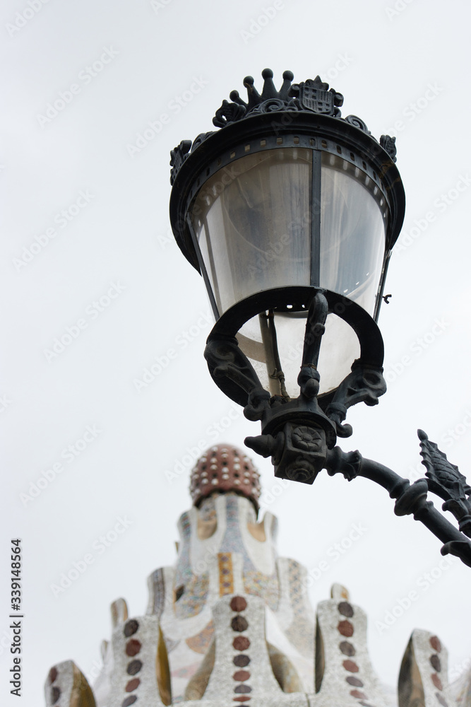Park Guell in Barcelona, Spain