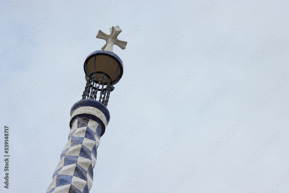 Park Guell in Barcelona, Spain