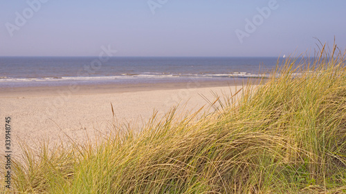 Fototapeta Naklejka Na Ścianę i Meble -  Sand dunes and empty beach.