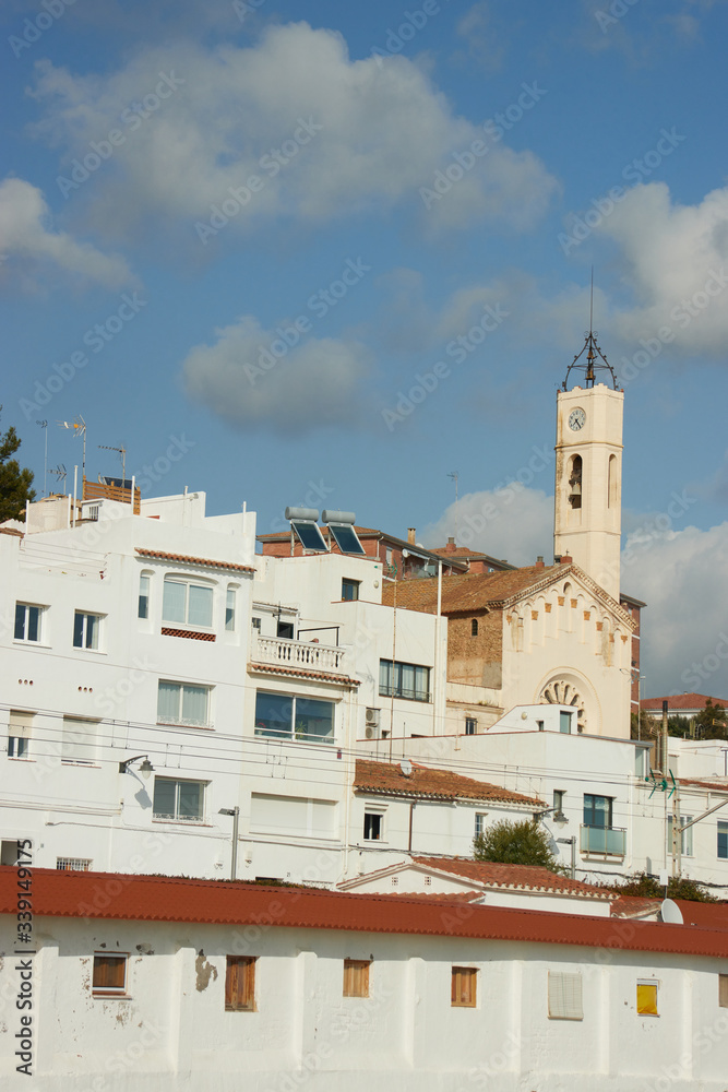 The town of Montgat near Barcelona, Spain