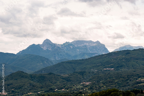 Paysage à travers le nord de l' Italie