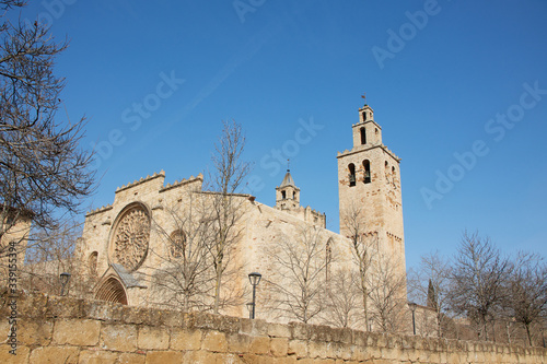 Obraz na płótnie Monastery of Sant Cugat in Catalonia, Spain w salonie