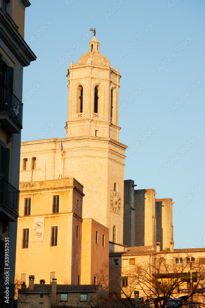 The city of Girona in Catalonia, Spain