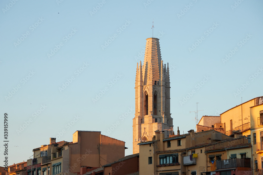 The city of Girona in Catalonia, Spain