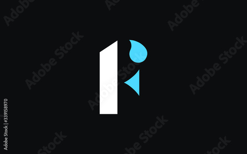 Foto lf or fl and l or f lowercase Letter Initial Logo Design, Vector Template
