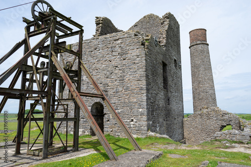 Magpie Mine in Derbyshire Peak District. photo