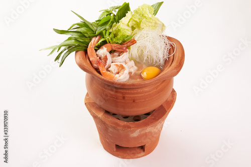 Thai Food on white background