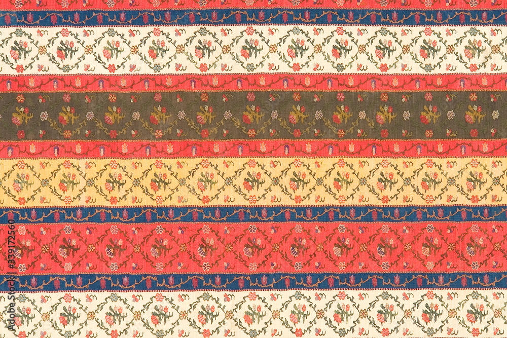 weave on fabric, royal Rajasthan, India