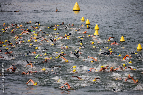Fotografi Epreuve de natation en eau libre