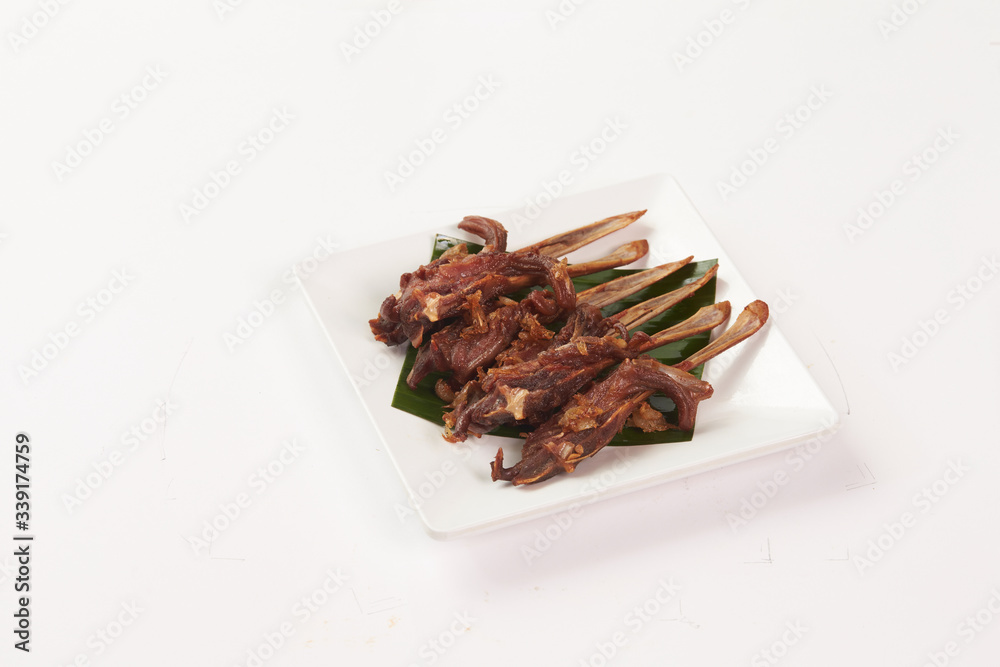 Obraz premium Thai food on white background