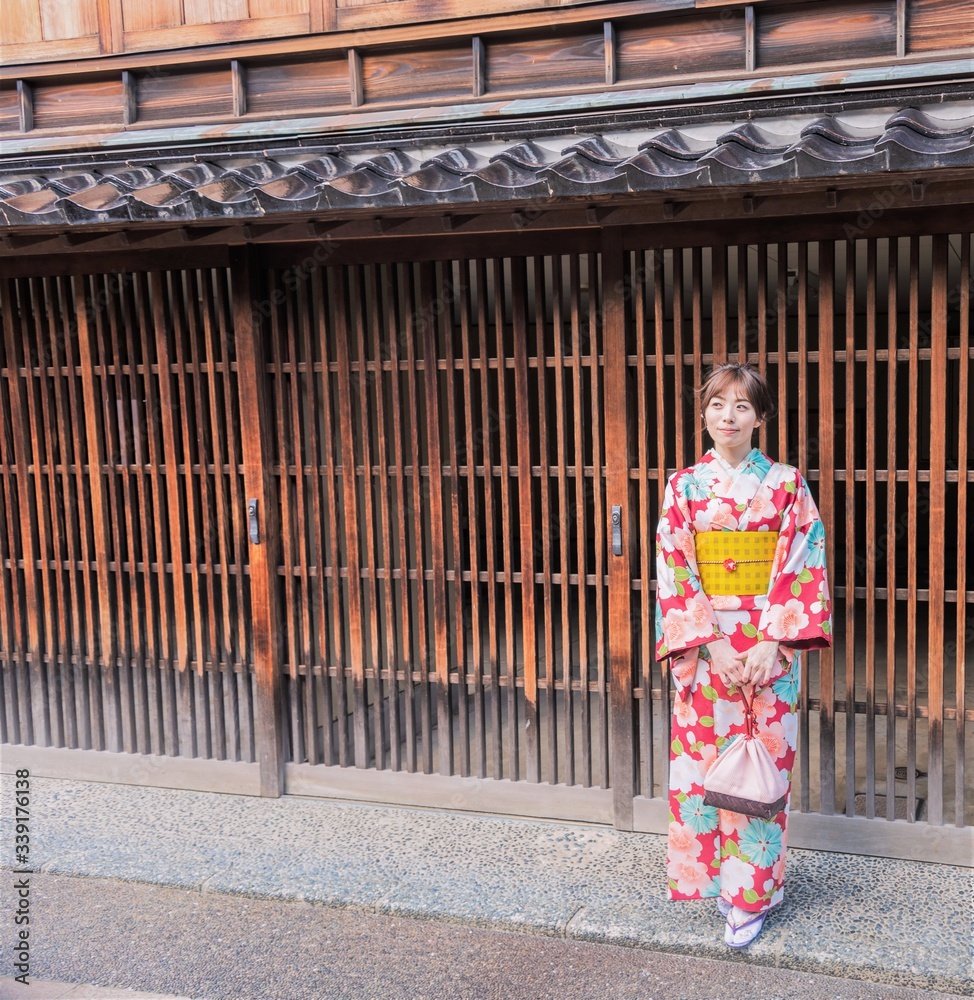 和服の女性 和服の女性