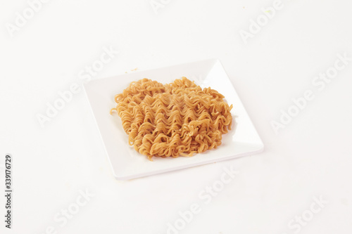 Thai food on white background