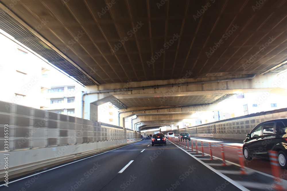 Traffic on Tokyo Metropolitan Expressway
