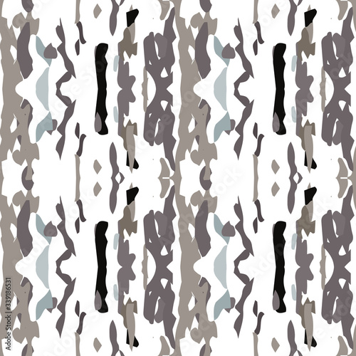 Ikat, Tie Dye. Batik, Hand Drawn Seamless 