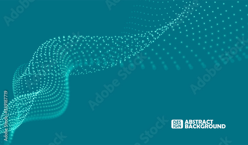 Particles liquid dynamic flow