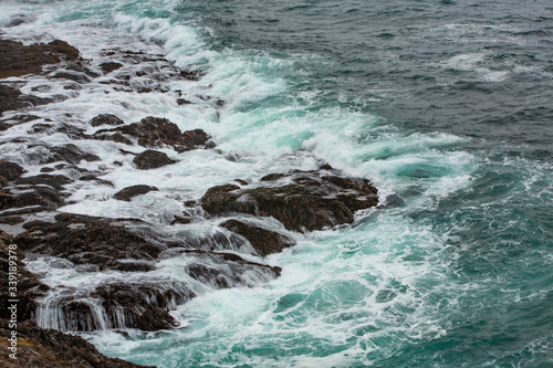 Lava rocks edge of Cape Perpetua in Oregon.