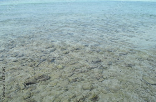 background of transparent water