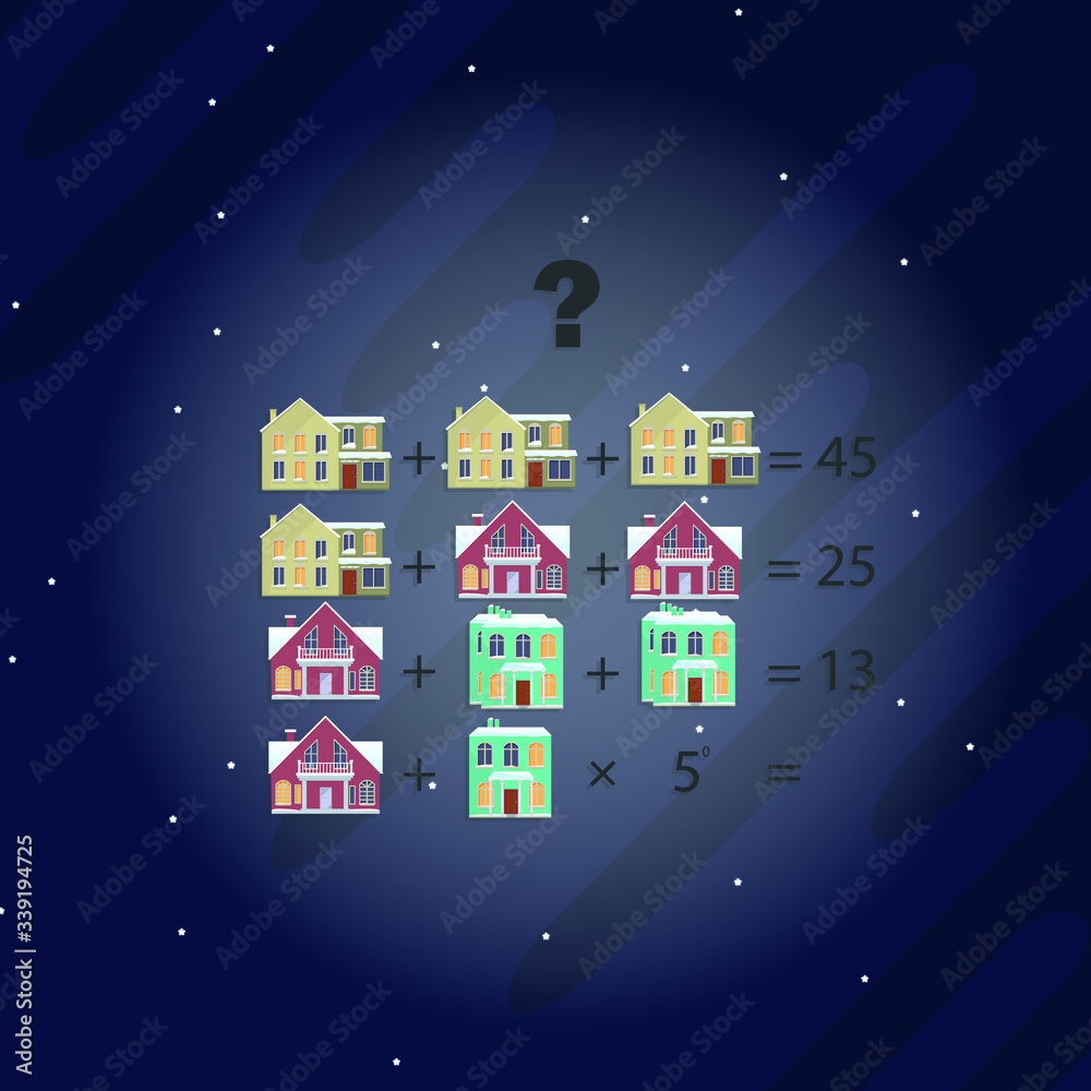logic puzzles. Riddles for children and adults. Space background. Vector