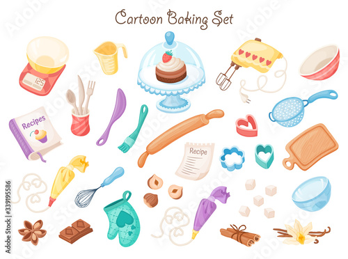 Cartoon Baking Equipment