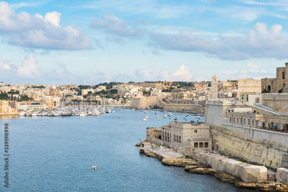 Malta / Malta. 03.09.2015.Valletta, Capital of Malta View from the Harbor Bridge