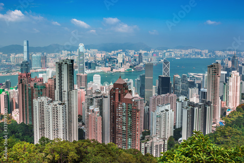 Hong Kong city, amezing skyline from Victoria peak, China © Rastislav Sedlak SK