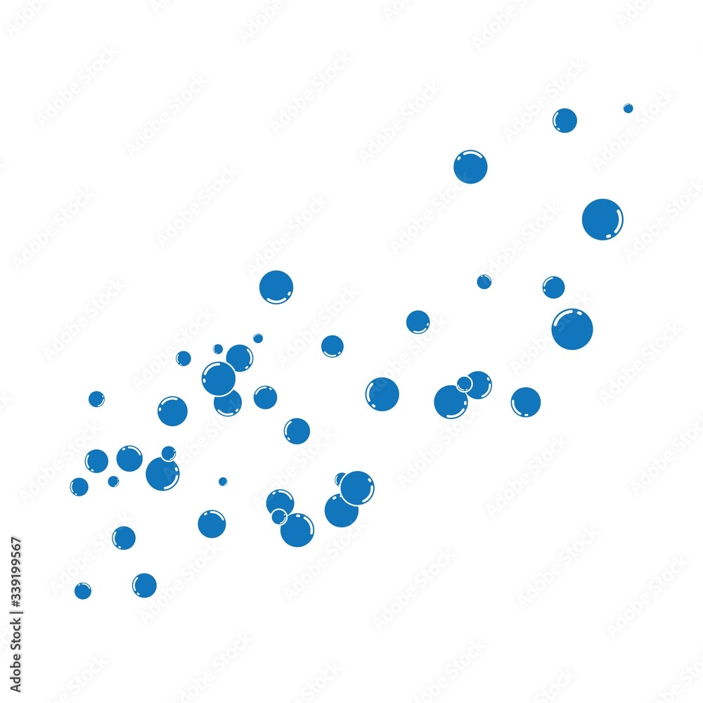 Water bubble icon vector illustration design Water bubble icon vector illustration design