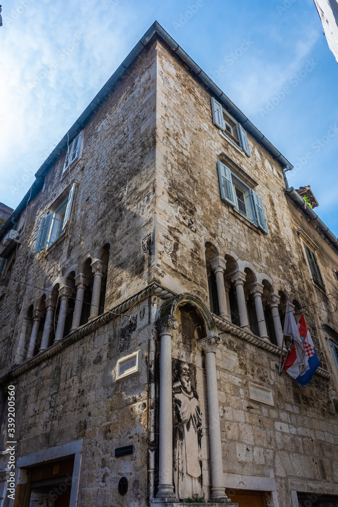 Old architecture in Split historic center