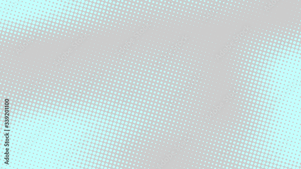 Baby blue and grey pop art background in retro comic style with halftone dotted design, vector illustration eps10. Baby blue and grey pop art background in retro comic style with halftone dotted design, vector illustration eps10.
