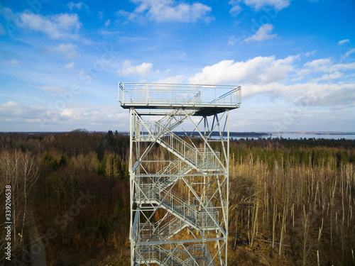 Aerial view of observation ...