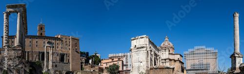View from Fori Imperiali, Rome, Lazio, Italy © Francesco